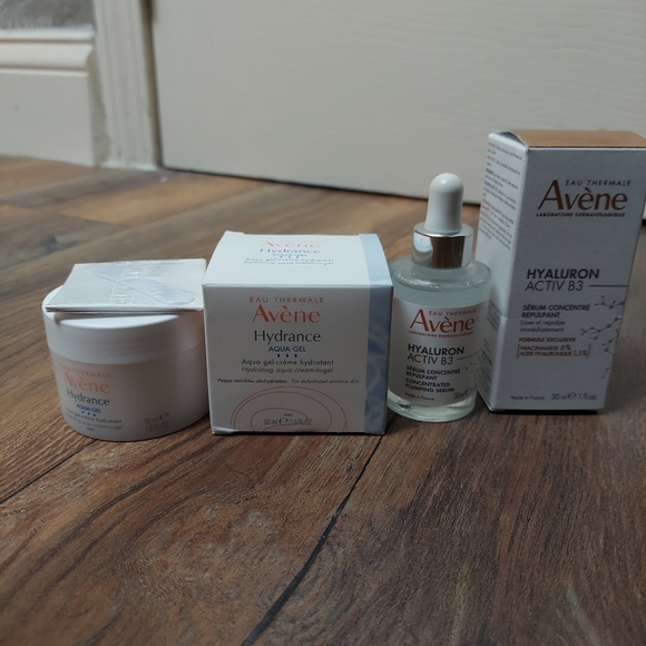 Avene Hyalaron B3 Serum &  Hydrance Aqua gel multitasking moisturizer - Picture 3 of 10